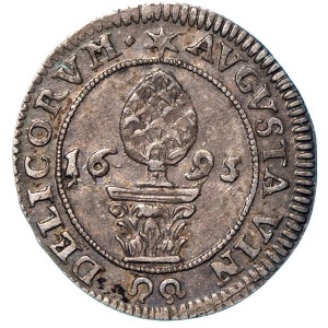 Аверс монеты Свободный город Аугсбург, 1 крейцер, 1695-1703