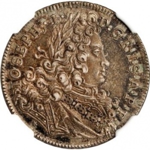 Реверс монеты Свободный город Аугсбург, ¼ талера, 1708
