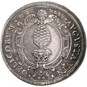 Аверс монеты Свободный город Аугсбург, ½ талера, 1694