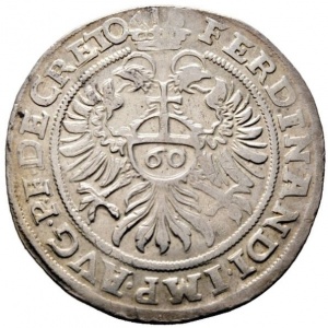 Реверс монеты Свободный город Аугсбург, 60 крейцеров, 1560-1564