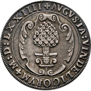 Аверс монеты Свободный город Аугсбург, 60 крейцеров, 1572-1575
