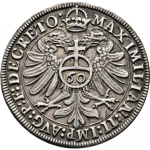 Реверс монеты Свободный город Аугсбург, 60 крейцеров, 1572-1575