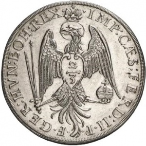 Реверс монеты Свободный город Аугсбург, ⅔ талера, 1626-1628