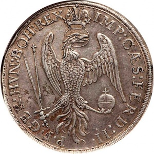Реверс монеты Свободный город Аугсбург, 1 талер, 1626