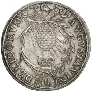 Аверс монеты Свободный город Аугсбург, 1 талер, 1638