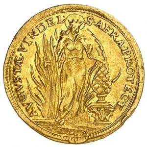 Аверс монеты Свободный город Аугсбург, 1 дукат, 1629-1637