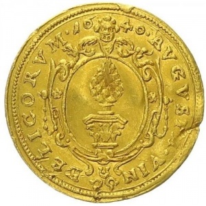 Аверс монеты Свободный город Аугсбург, 1 дукат, 1637-1643