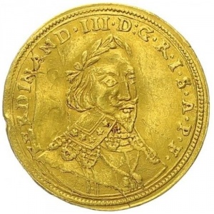 Реверс монеты Свободный город Аугсбург, 1 дукат, 1637-1643