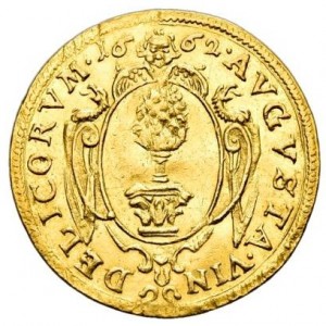 Аверс монеты Свободный город Аугсбург, 1 дукат, 1658-1677