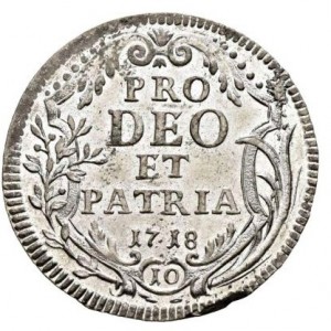 Реверс монеты Город Цюрих, 10 шиллингов, 1718-1753