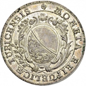 Аверс монеты Город Цюрих, 20 шиллингов, 1773