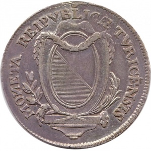 Аверс монеты Город Цюрих, 20 шиллингов, 1783-1798