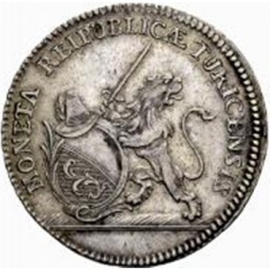 Аверс монеты Город Цюрих, ½ талера, 1779