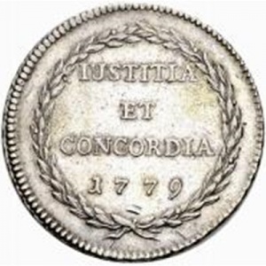 Реверс монеты Город Цюрих, ½ талера, 1779