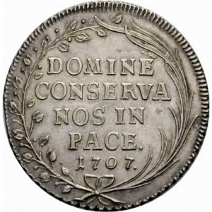 Реверс монеты Город Цюрих, 1 талер, 1707
