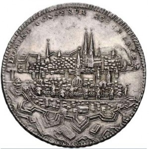 Реверс монеты Город Цюрих, 1 талер, 1710, Schanzentaler