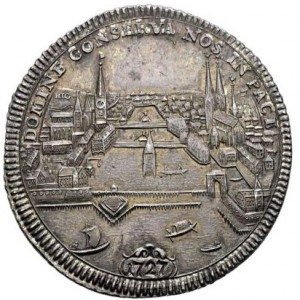 Реверс монеты Город Цюрих, 1 талер, 1722-1728