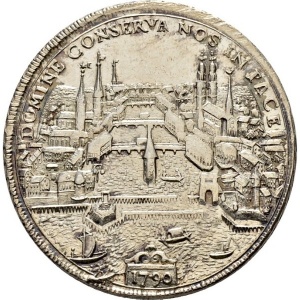 Реверс монеты Город Цюрих, 1 талер, 1790