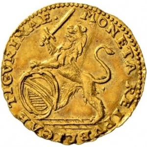 Аверс монеты Город Цюрих, ¼ дуката, 1707