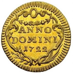 Реверс монеты Город Цюрих, ¼ дуката, 1718-1767