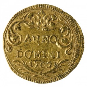 Реверс монеты Город Цюрих, ½ дуката, 1702