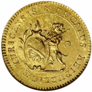 Аверс монеты Город Цюрих, 1 дукат, 1775