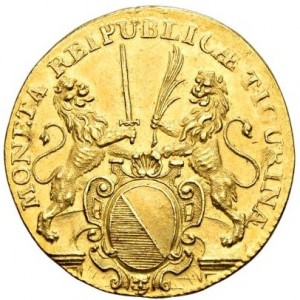 Аверс монеты Город Цюрих, 2 дуката, 1718-1767