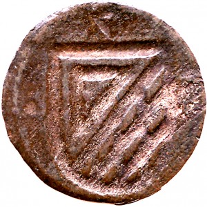Реверс монеты Город Цюрих, 1 геллер, 1627