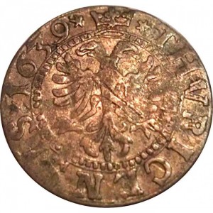 Реверс монеты Город Цюрих, 1 батцен, 1639-1641
