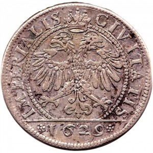 Реверс монеты Город Цюрих, 1 дикен, 1629