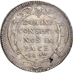 Реверс монеты Город Цюрих, ½ талера, 1647-1649