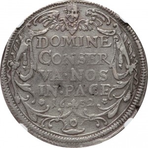 Реверс монеты Город Цюрих, 1 талер, 1651-1652