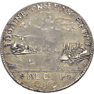 Реверс монеты Город Цюрих, 1 талер, 1651