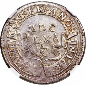Реверс монеты Город Цюрих, 1 талер, 1660