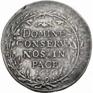 Реверс монеты Город Цюрих, 2 талера, 1646