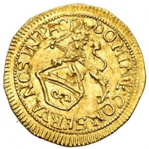 Аверс монеты Город Цюрих, ¼ дуката, 1671-1692