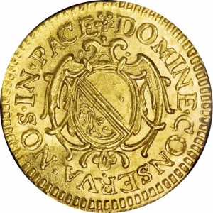 Аверс монеты Город Цюрих, ½ дуката, 1654-1662