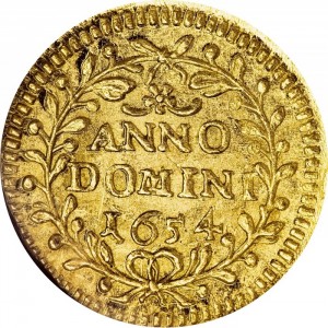 Реверс монеты Город Цюрих, ½ дуката, 1654-1662