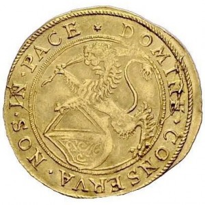 Аверс монеты Город Цюрих, 1 дукат, 1645