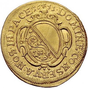 Аверс монеты Город Цюрих, 1 дукат, 1651-1660