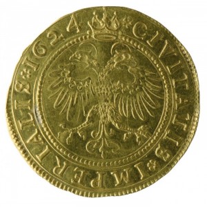 Реверс монеты Город Цюрих, 2 дуката, 1624