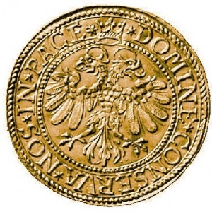 Реверс монеты Город Цюрих, 2 дуката, 1641