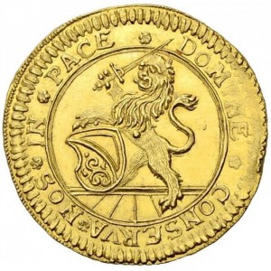 Аверс монеты Город Цюрих, 2 дуката, 1673