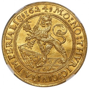 Аверс монеты Город Цюрих, 6 дукатов, 1624