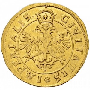 Реверс монеты Город Цюрих, 6 дукатов, 1624