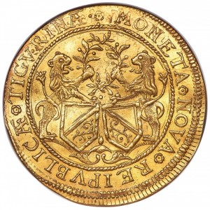 Аверс монеты Город Цюрих, 6 дукатов, 1649