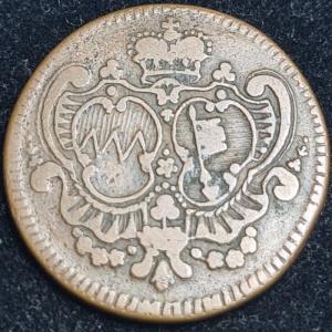 Аверс монеты Епископство Вюрцбург, ½ крейцера, 1762