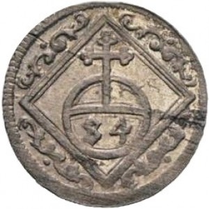 Реверс монеты Епископство Вюрцбург, 1 кертлинг, 1795-1796