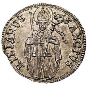 Реверс монеты Епископство Вюрцбург, 1 шиллинг, 1746