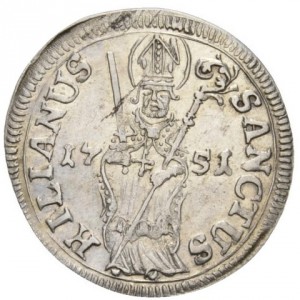 Реверс монеты Епископство Вюрцбург, 1 шиллинг, 1751